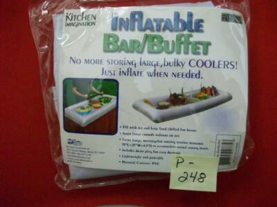 Inflatable Kitchenware BRAND NEW & SEALED KITCHEN IMAGINATION INFLATABLE BAR/BUFFET XL 51