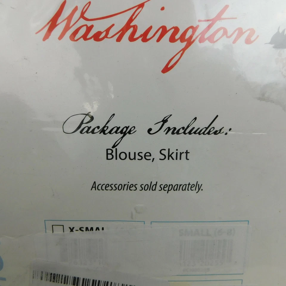 Disfraz de Halloween colonial Charades Martha Washington para niña - 8-10 mediano #4211 Foto 4 de 4
