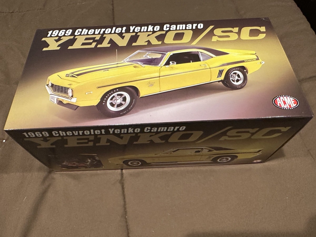 ACME 1/18 1969 CHEVROLET YELLOW CAMARO YENKO / SC A1805729 1 OF
