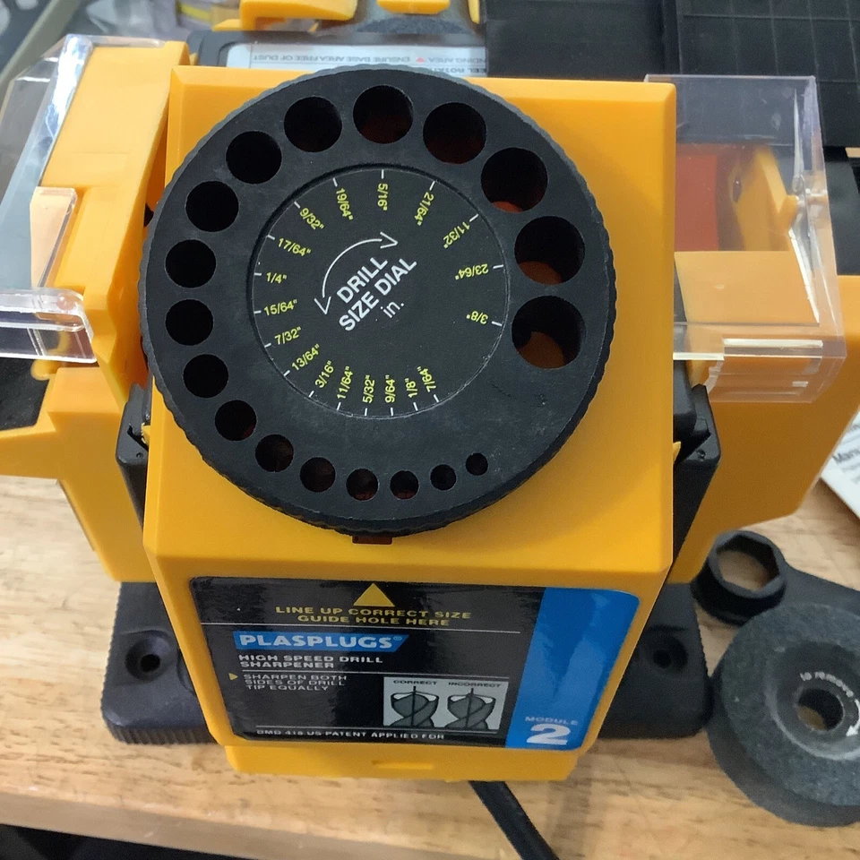 Plasplugs Compact Sharpener Unit - Drill Sharpener With Manual - Image 4 of 4