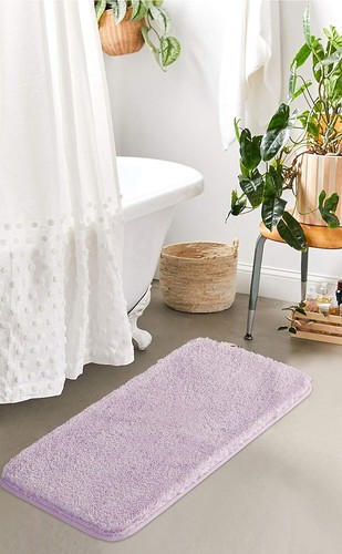 Non Slip Bath Mat (16 x 24, Blue) - Water Absorbent Soft Microfiber Rug, Machine - Picture 49 of 194