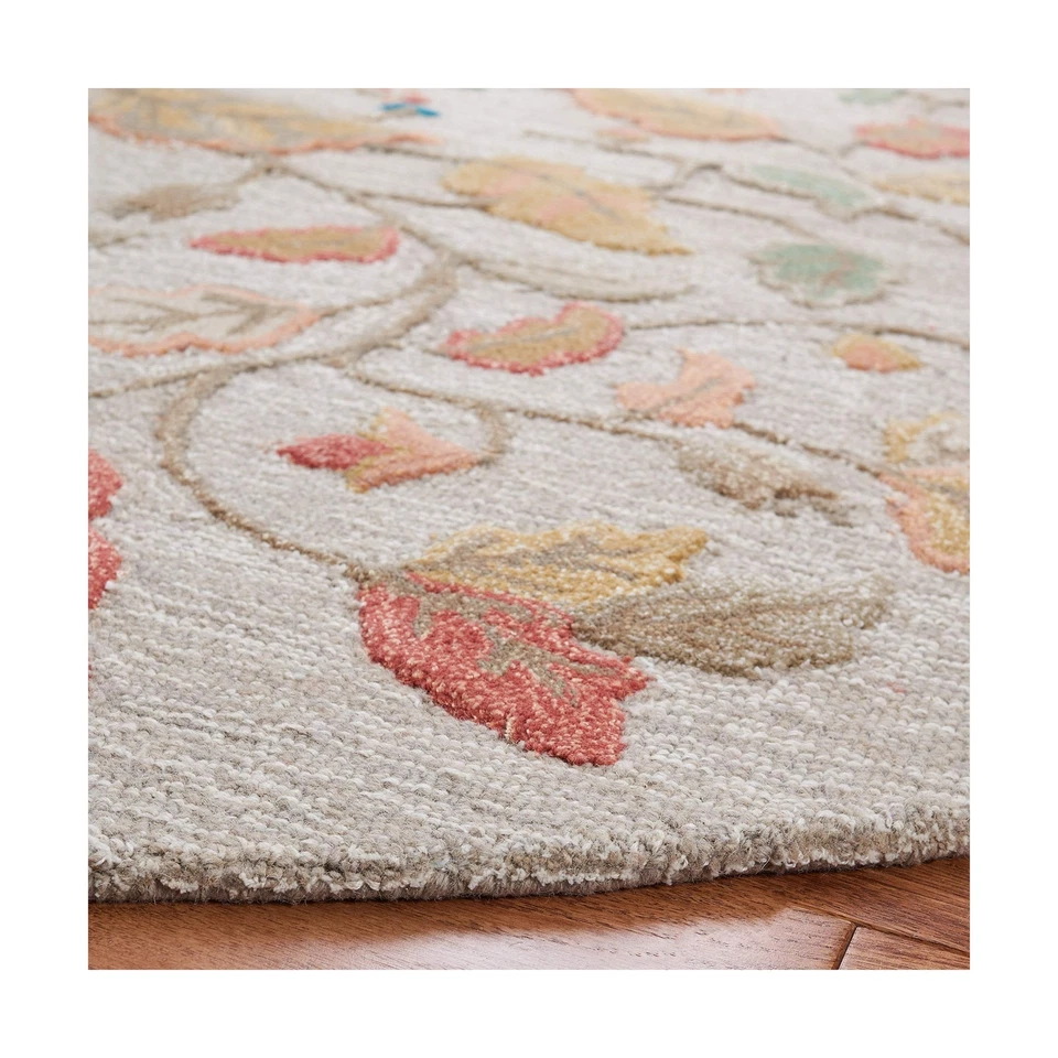 6-футовая круглая красная хурма ручной работы MARTHA STEWART x SAFAVIEH MSR3611A Autumn Woo... - Изображение 3 из 3