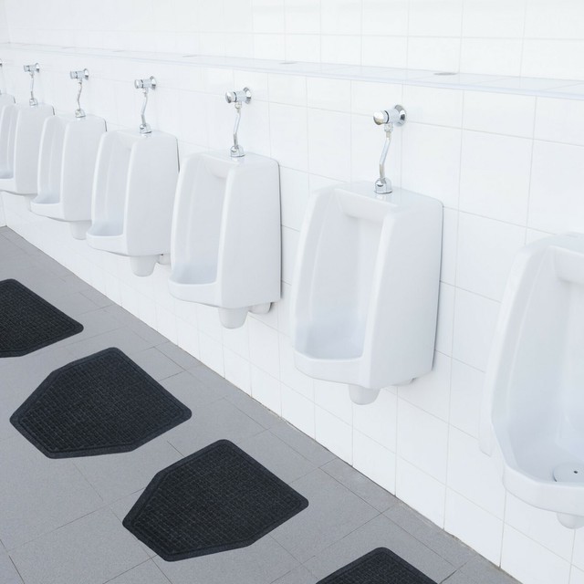 Urinal Floor Mats, Set of six, Industrial, Gray eBay