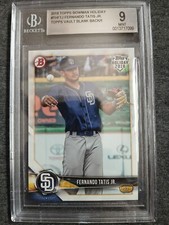  2018 Topps Bowman Holiday 1/1 Vault rookie BGS 9