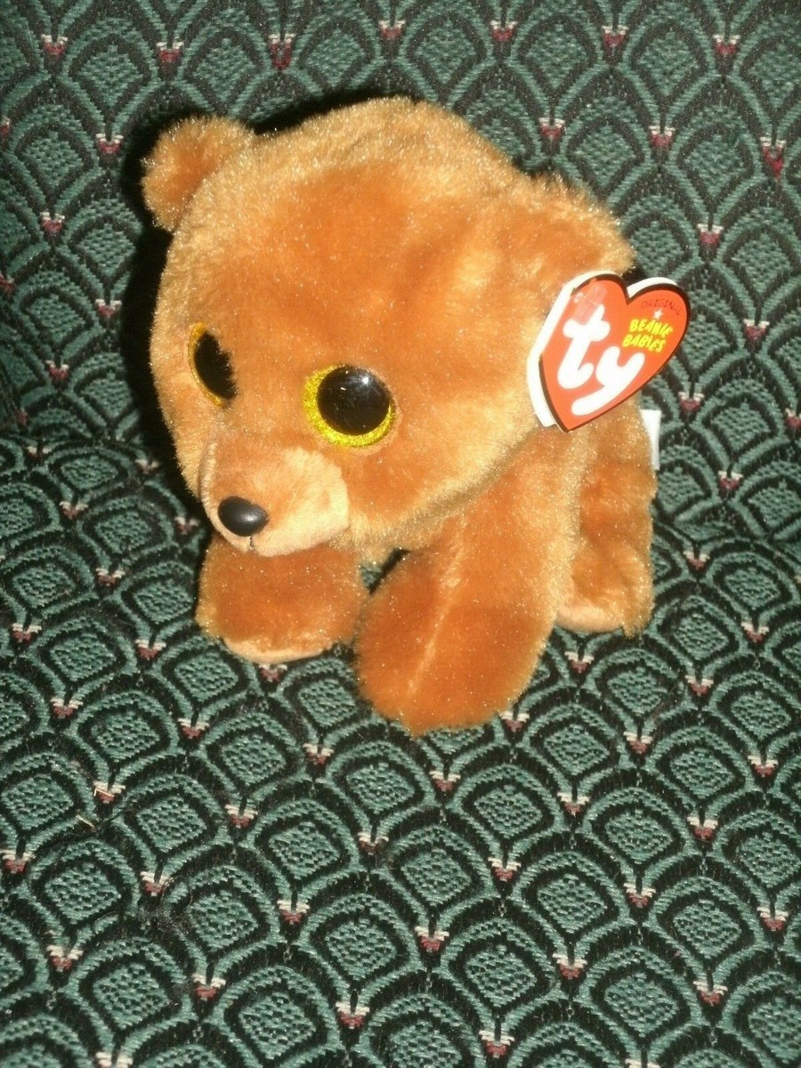 TY Beanie Baby ~ BROWNIE ~ Brown Bear ~ 6