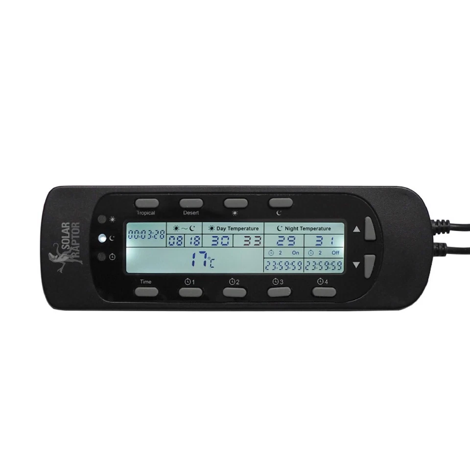 SOLAR RAPTOR® Timer Controller CON-TH: Controllo Di Temperatura, Umidità E Tempo - Immagine 2 di 2