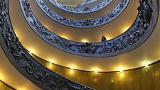 Landscape architecture indoors stairs vatican city Custom Gaming Mat Desk