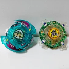 A set of the clear version of the Bakuten Shoot Beyblade Seaborg (clear version)
