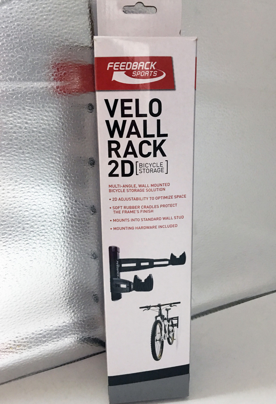 Feedback Bike Storage Rack Velo Wall Rack 2D Black #16856