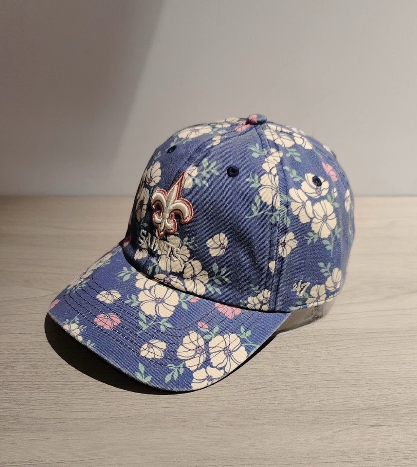 47 Brand NFL New Orleans Saints Floral Dad Hat Adjustable Baseball Cap