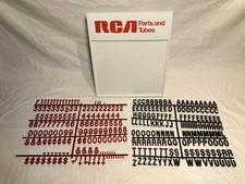 Vintage RCA Advertising Letter Message Board Shop NOS New
