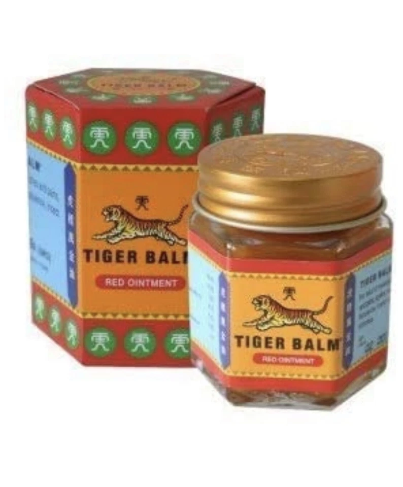 Bálsamo de tigre (rojo) ungüento súper fuerte para aliviar el dolor 19,4 g (paquete de 3 frascos) Foto 3 de 3