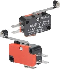 V-156-1C25 Micro Limit Switch Long Hinge Roller - 2 Pack*