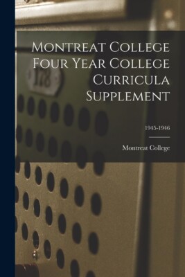 Montreat College Four Year College Curricula Supplement; 1945-1946