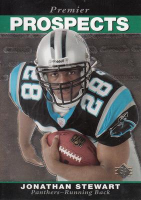 2008 SP Rookie Edition #279 Jonathan Stewart 95 Panthers