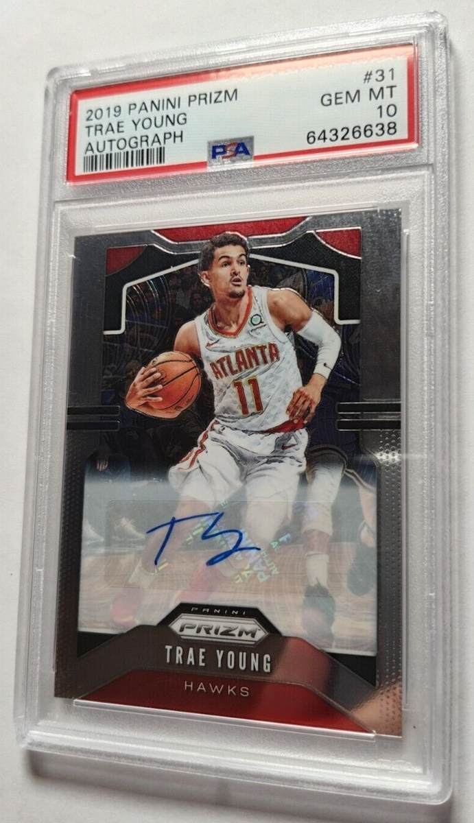 2019-20 Panini Prizm - Trae Young #31 Signatures (AU) for