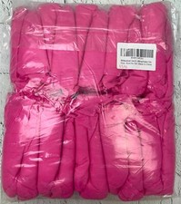Shoes Covers Disposable 100 Pack 50 Pairs Nonwoven Fabric Thickened Shoes Pink