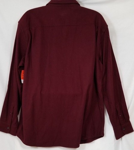 St John's Bay Men's Red Flannel Button Front Long Sleeve Shirt Size XXL - Picture 3 of 5