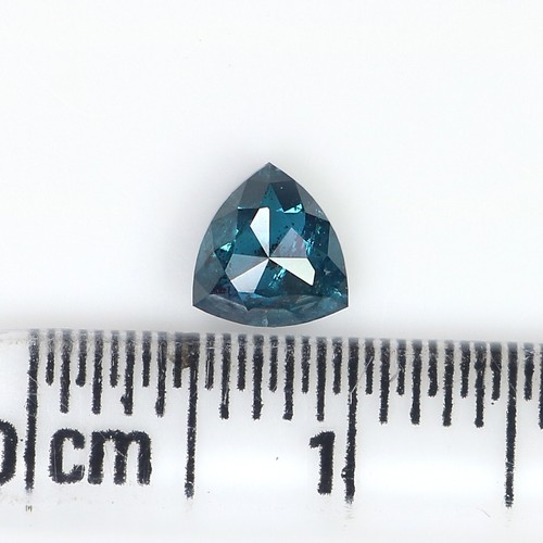 0.56 CT Natural Loose Triangle Shape Diamond 5.15 MM Blue Color Diamond QL3136 - Picture 6 of 8