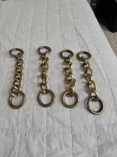 MICHE Gently Used Antique Brass Chains (Set of 4)