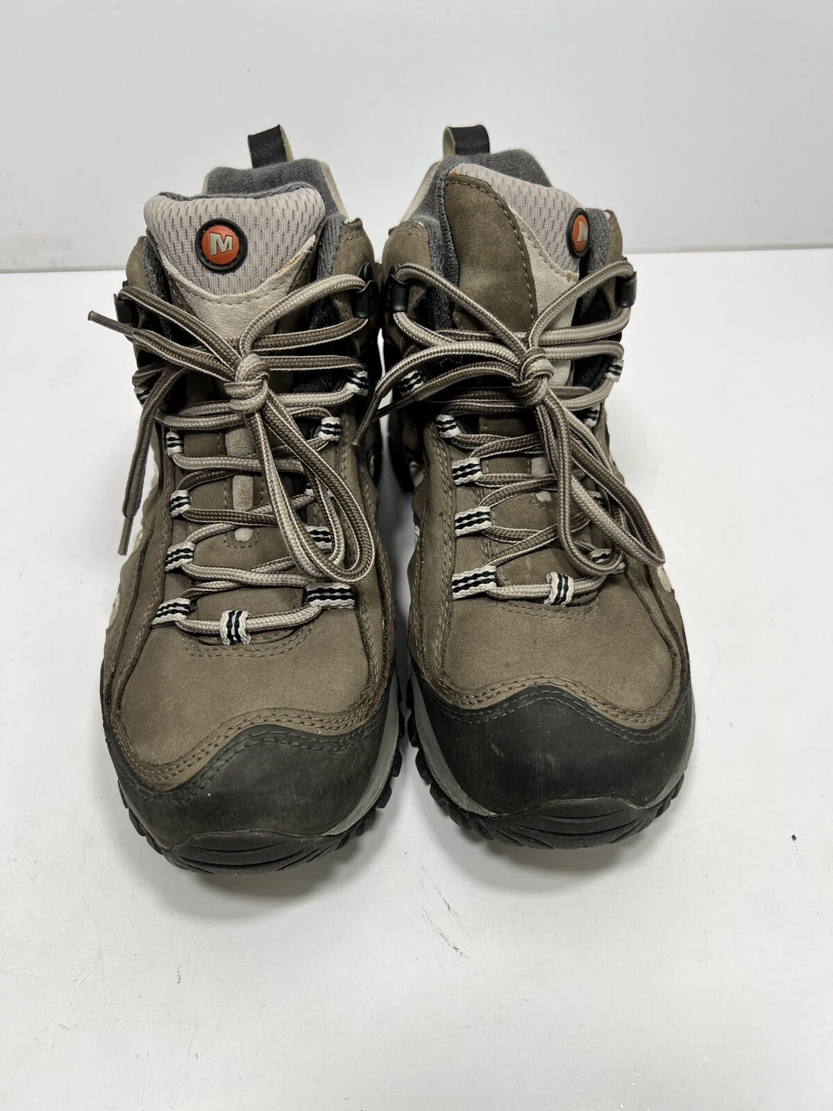 merrell radius mid hiking trail waterproof vibram walnut boots