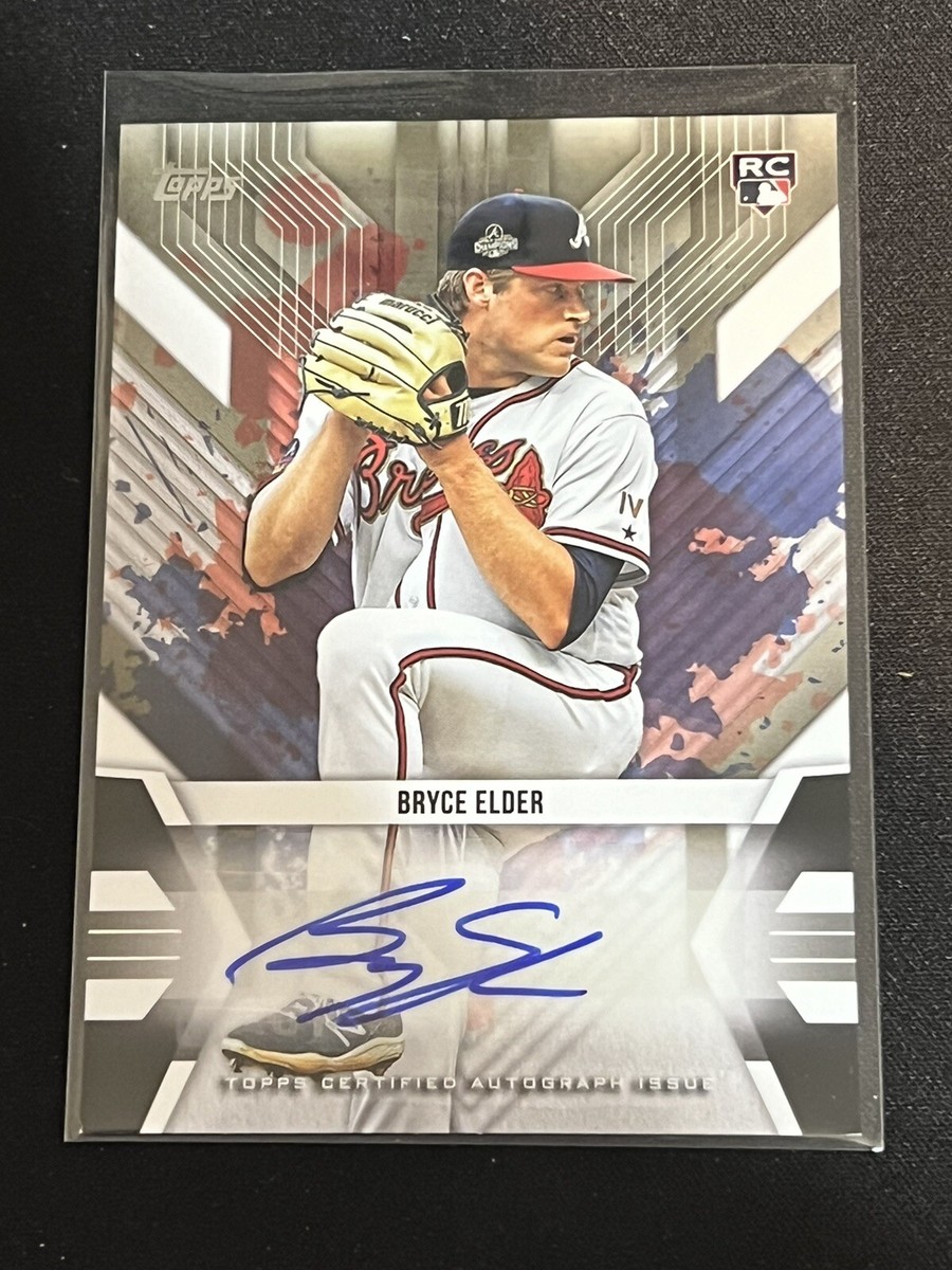 Bryce Elder Autograph RC 2022 Topps UK Edition Baseball Superstars  