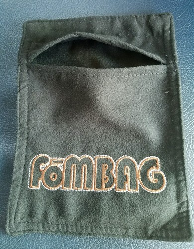 foMBAG accessorie remote control holder snap on black suede brown logo - Picture 4 of 12