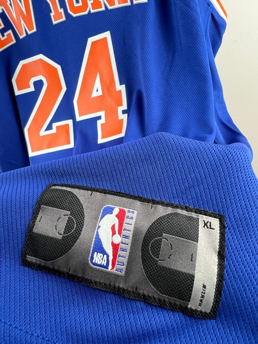 Fanatics New York Knicks Custom Jersey #24 Trinidad Blue XL