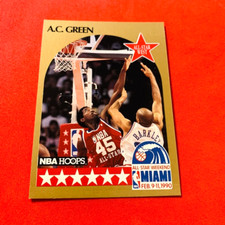 A.C. Green .. ALL-STAR .. Los Angeles Lakers .. 1990 NBA Hoops AS SP Card 17