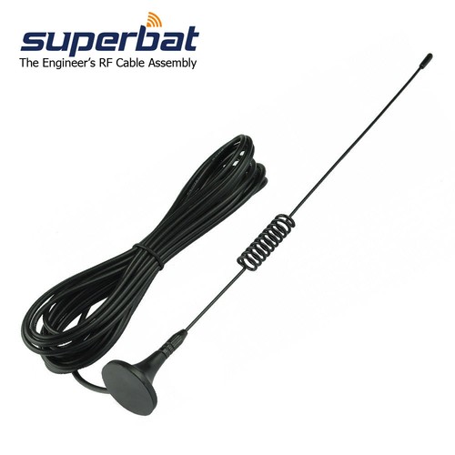 Antenna base magnetica 5dBi DVB-T2 ATSC ISDB TV SMA per auto DVD stereo unità principale - Foto 2 di 6