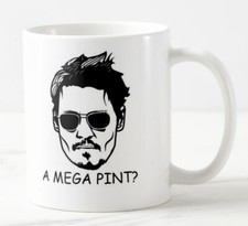 Johnny Depp - Coffee mug - tea cup - A Mega Pint? - Justice For Jhonny Depp