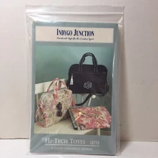 Hi-Tech Totes Pattern Indygo Junction 12" x 15" x 3"