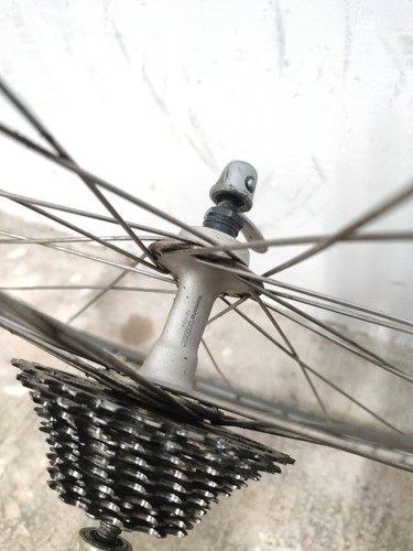 P ruote wheels vintage corsa road 28" Shimano 105 9 v s Record Mavic Cxp 12 - Picture 3 of 9