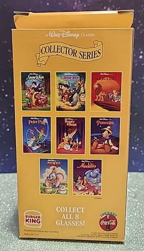 Pinocchio Walt Disney Collector Series Vintage 1994 Coca Cola Burger King Tasse - Bild 8 von 10