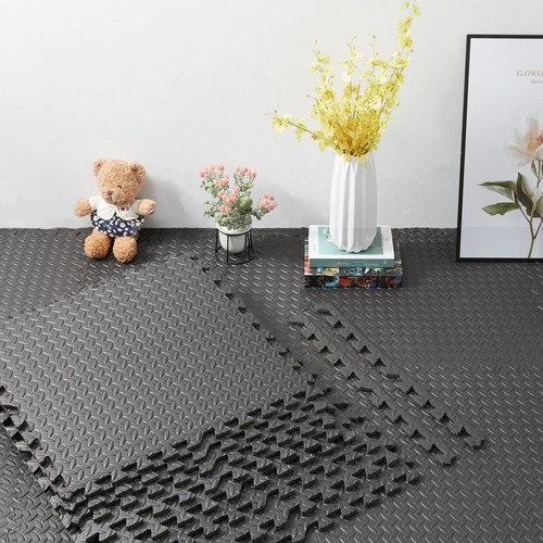 Alfombrilla rompecabezas 60x60CM protección del suelo 12/24 juego alfombras fitness alfombrillas EVA DE - Imagen 2 de 29