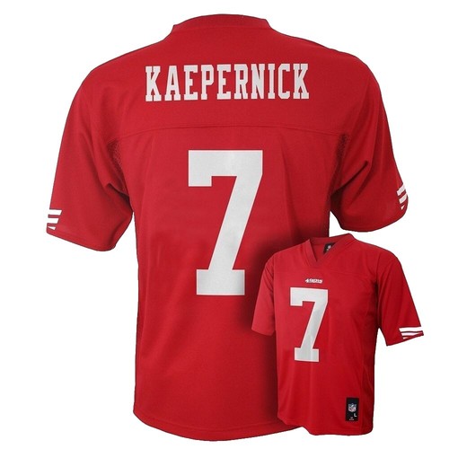 colin kaepernick jersey black and red