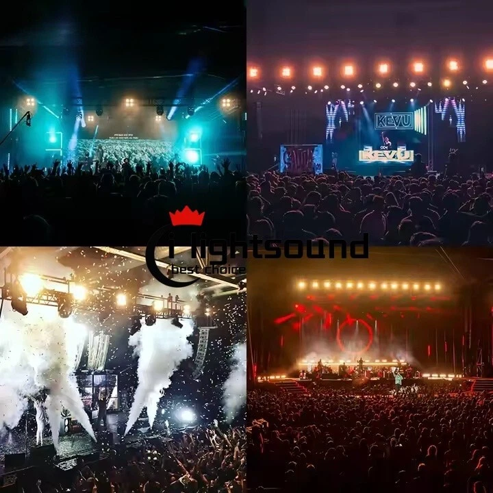 Cob Led Blinder 4 Eyes 4x 100w Audience background Light DMX with rgb stripes - Image 4 of 4