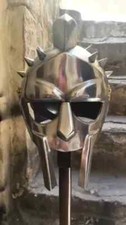 Medieval Gladiator Armor Maximus Helmet Cosplay Halloween Costume Best Handmade