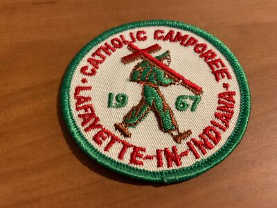 BSA, 1967 Catholic Camporee Patch, Harrison Trails Council