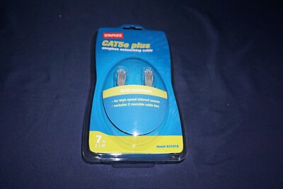 CAT5e PLUS SNAGLESS NETWORKING CABLE ITEM #631018 7FT 2.1 M HIGH SPEED INTERNET