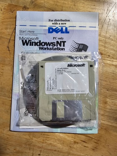 Vintage Microsoft Windows NT Workstation 4.0 OS Bundle - Picture 2 of 6