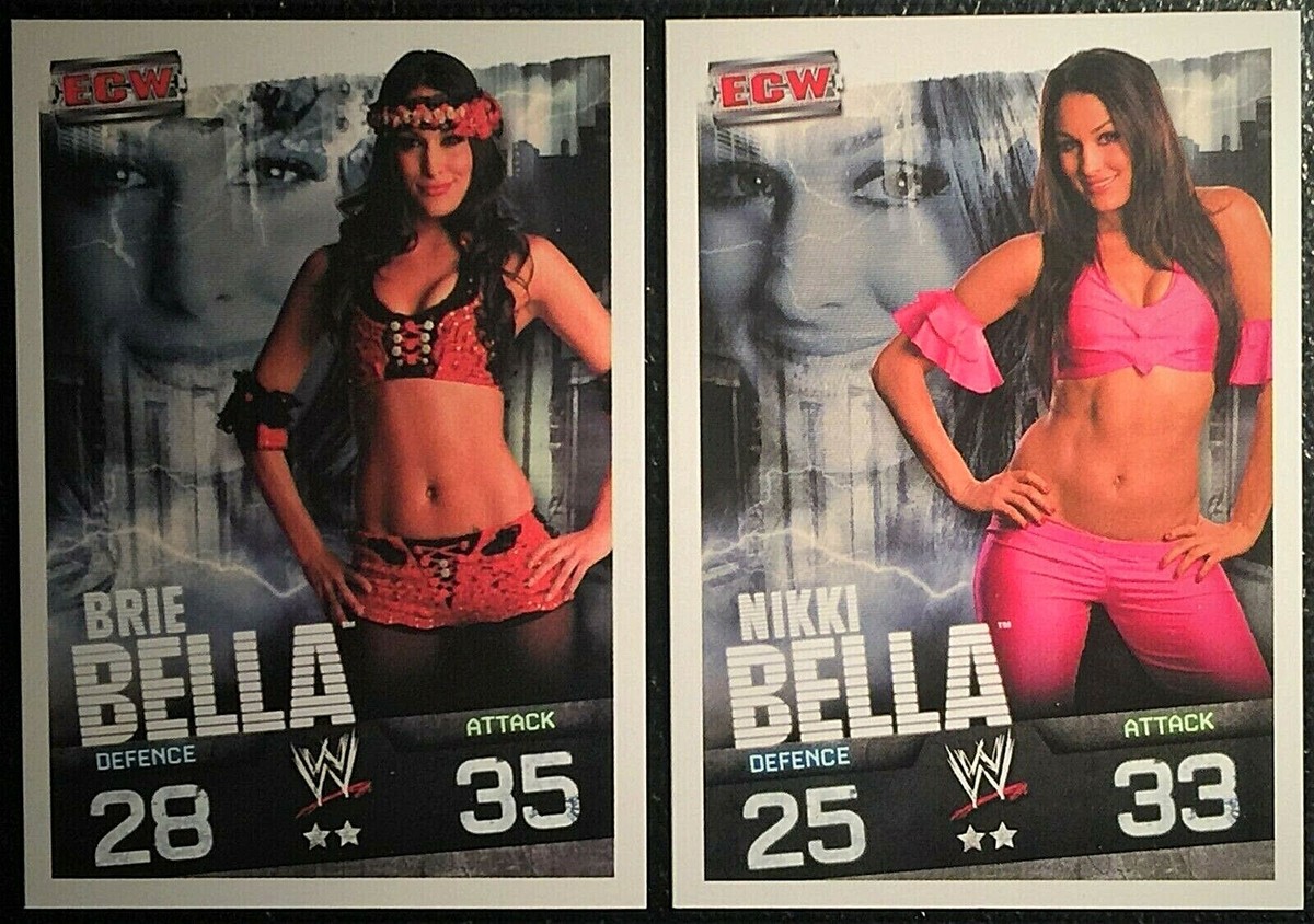 🌺 2009 WWE tOPPS SLAM AttAX EVOLutiON 🏆 BRie & NikKi