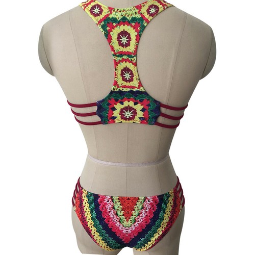 Sexy Womens High Waist Push-up Bikini Set Swimsuit Bathing Suit Swimwear Beach - Picture 11 of 24