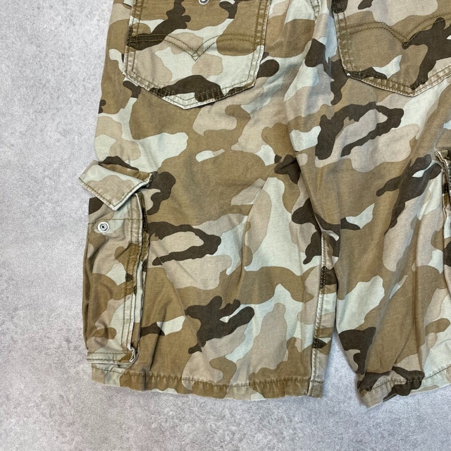 Levis Cargo Shorts Mens Baggy Camo Vintage Summer Hiking Pant, Brown, 29" image 8
