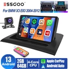 2+64G For BMW X3 E83 2004-2012 Android 13 Car Radio Stereo GPS Wifi Touch Screen