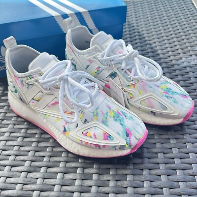 Size 4 (GS) - adidas ZX 2K Boost Low Watercolor for sale online | eBay