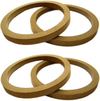 Audiopipe 8'' Speaker Mounting Spacer Rings for Fiberglass Car Audio 2 Pair