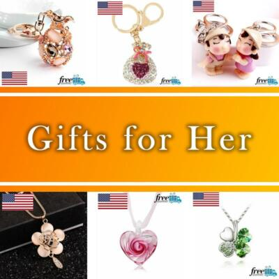 #ad #ad Necklace Keyring Gift for Girlfriend Wife Mom Woman Her Birthday Anniversary $8.63