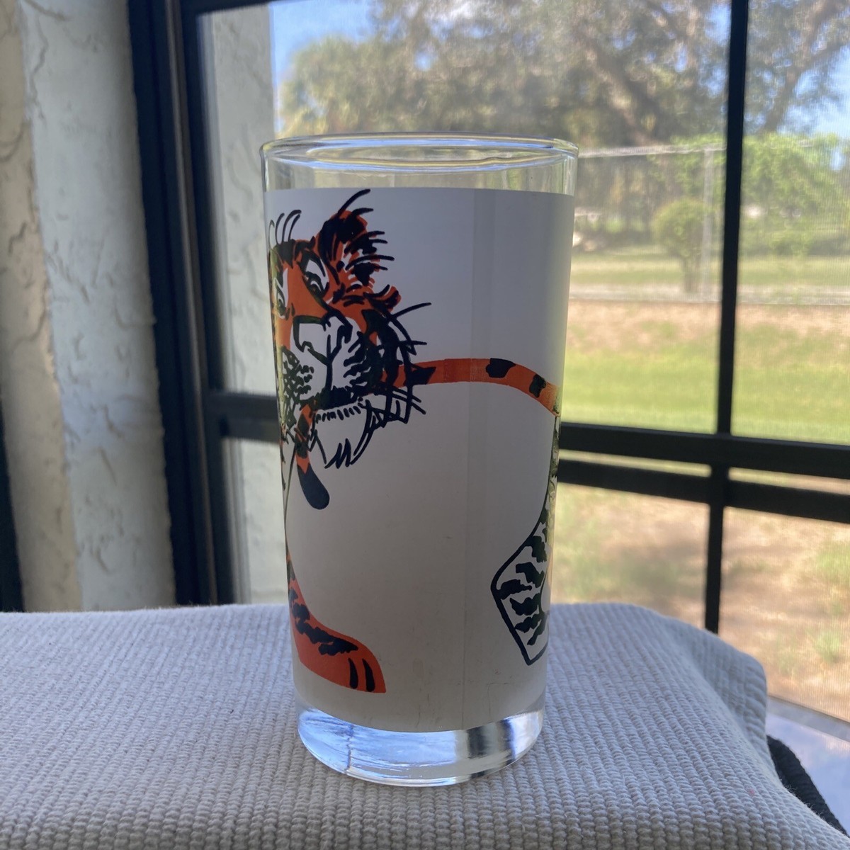 70' esso tiger glass×3エッソタイガーノベルティグラス 70
