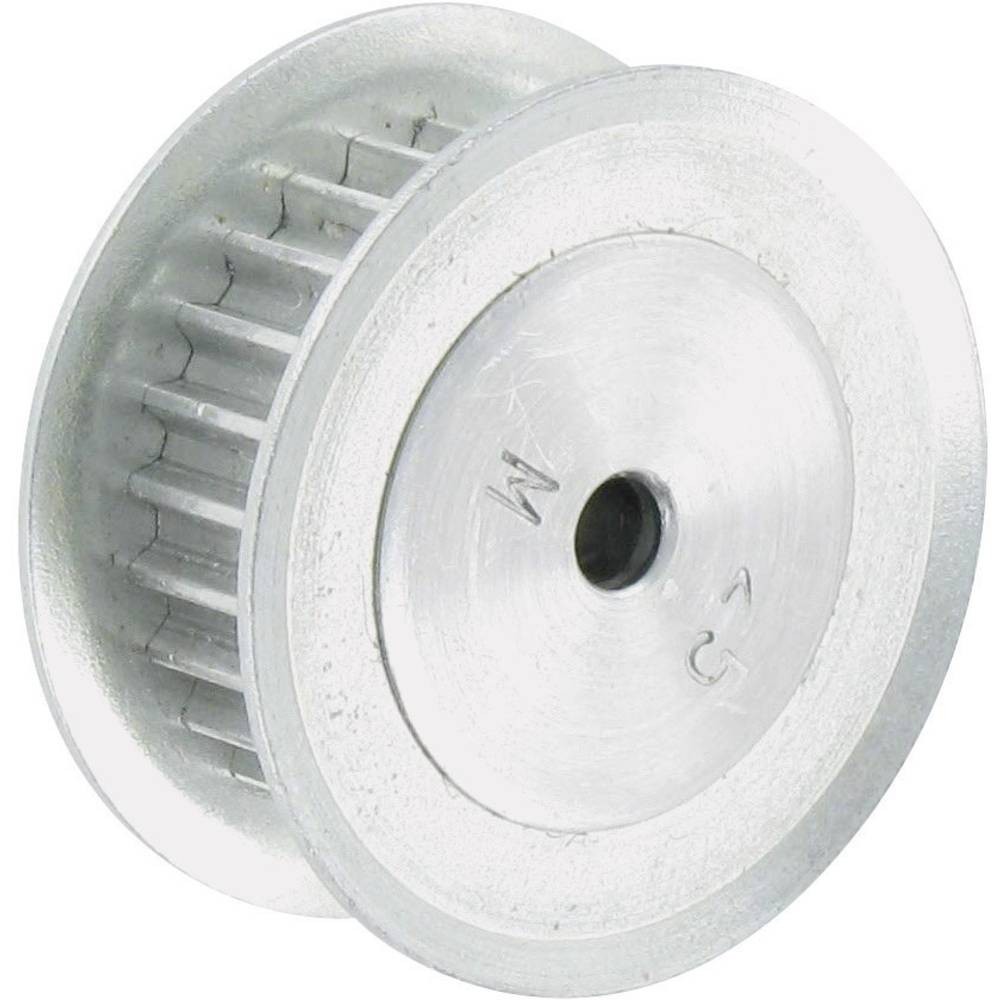 Poulie dentée Reely 209512 en aluminium usiné pour micro-mécanique